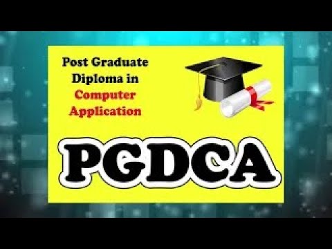 POST GRADUATE DIPLOMA IN COMPUTER APPLICATION